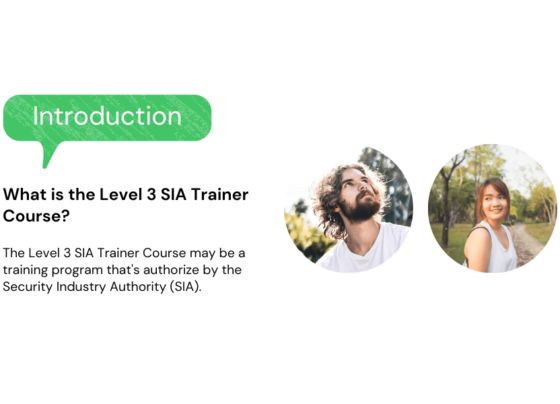 Level 3 SIA Trainer Course